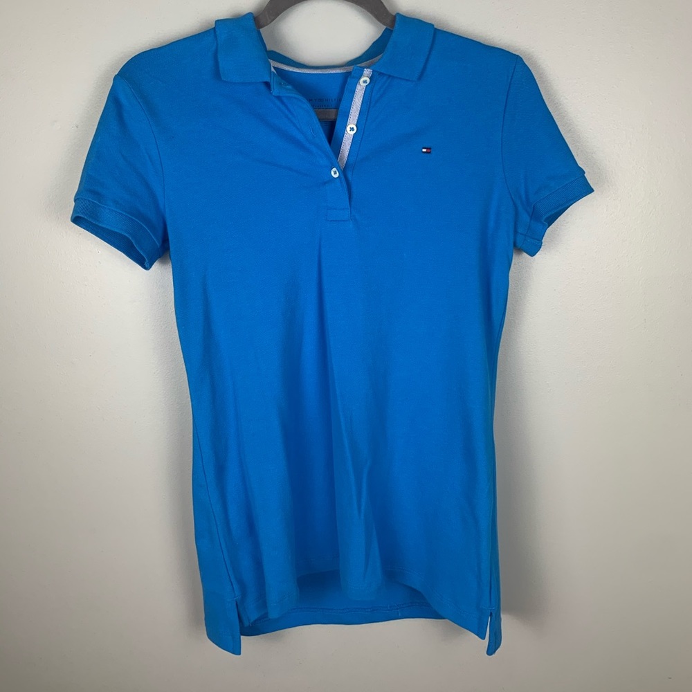 Tommy Hilfiger blue polo (size XS)